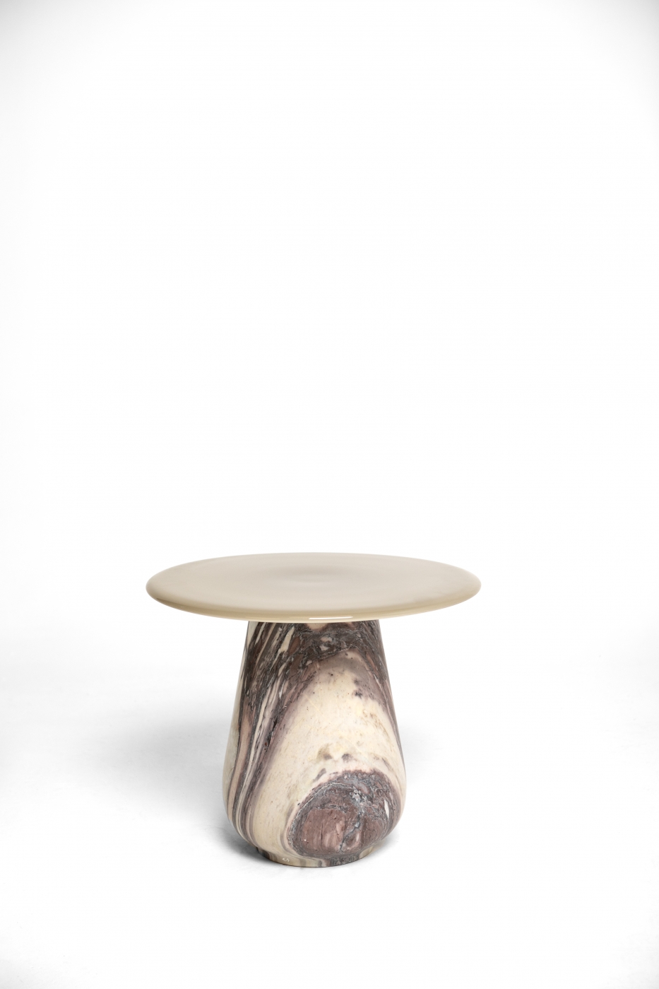 Table d’appoint Champignon en pierre 
